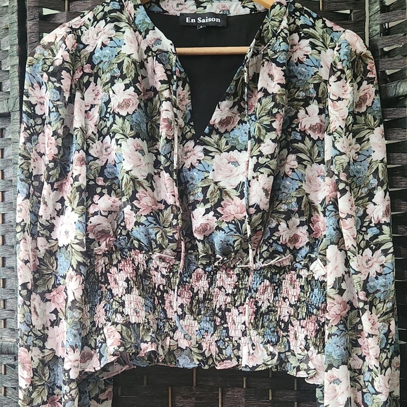 🌟2/40⭐️ Nwt En Saison  blouse - Picture 3 of 11